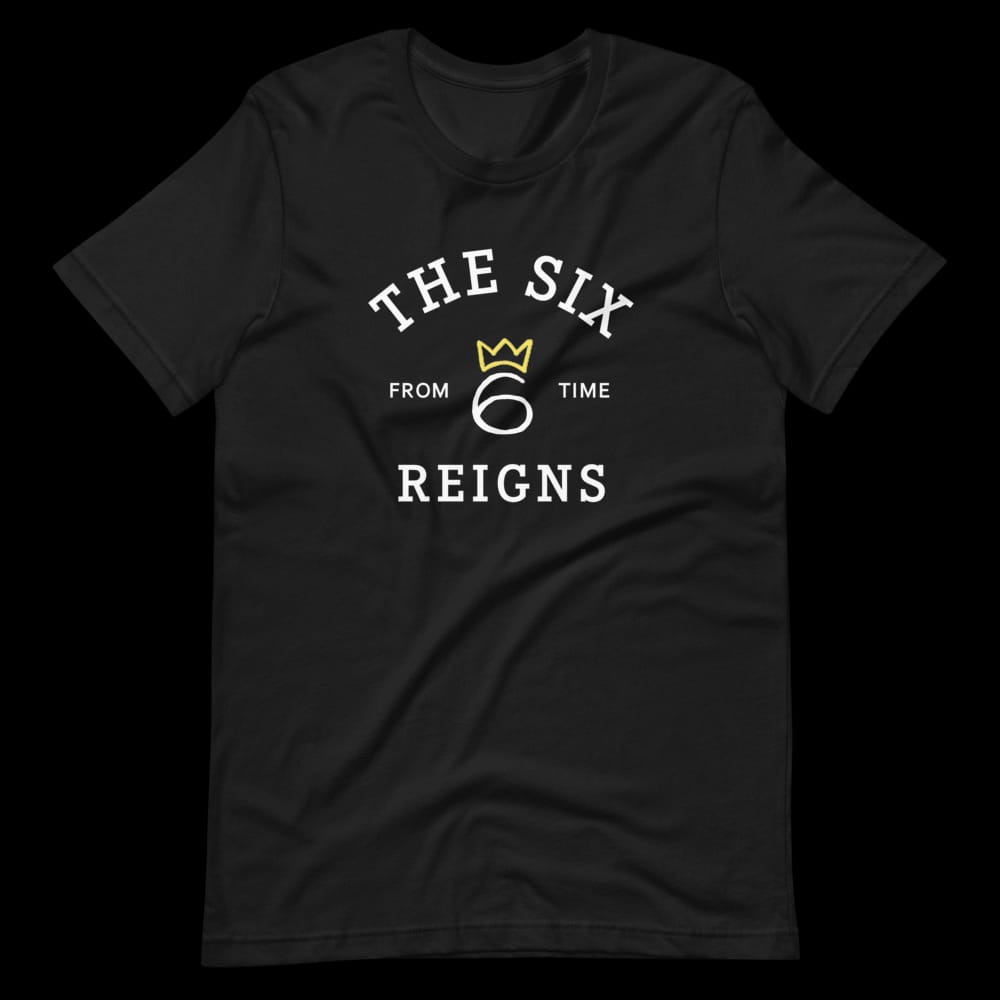 T-Shirt From Time Logo – White on Black