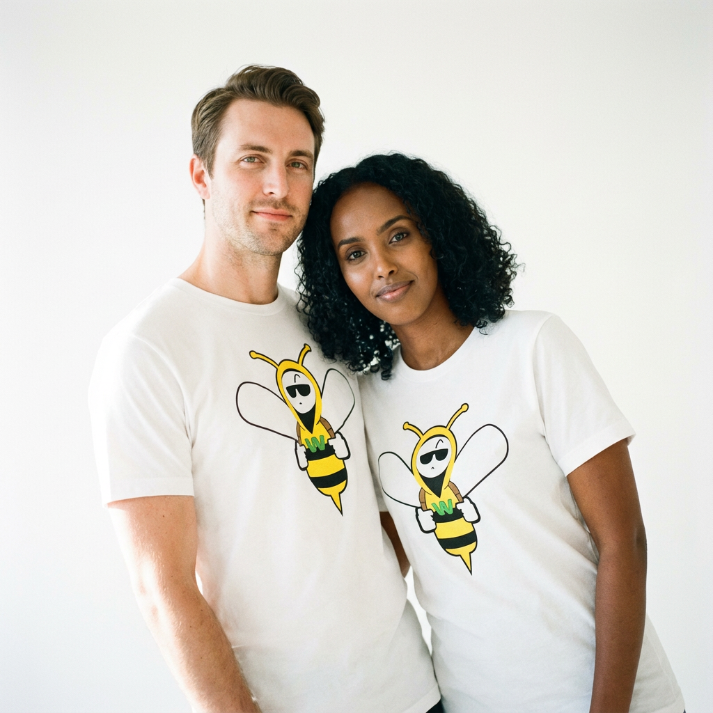 T-Shirt Wannabee – Big Logo on White