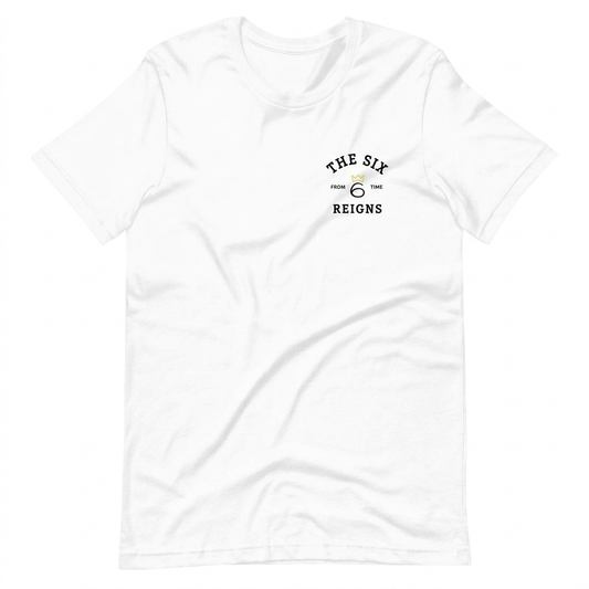 T-Shirt From Time Logo – Black on White - Left chest