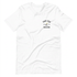 black and white time logo t-shirt