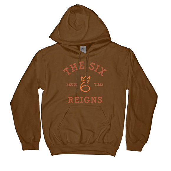 From Time Logo Embroidered Hoodie – Autumn On Chocolate Brown