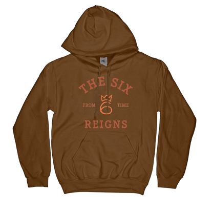 From Time Logo Embroidered Hoodie – Autumn On Chocolate Brown