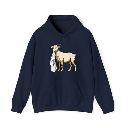 G.O.A.T 6Reigns Embroidered Hoodie – Logo on Navy