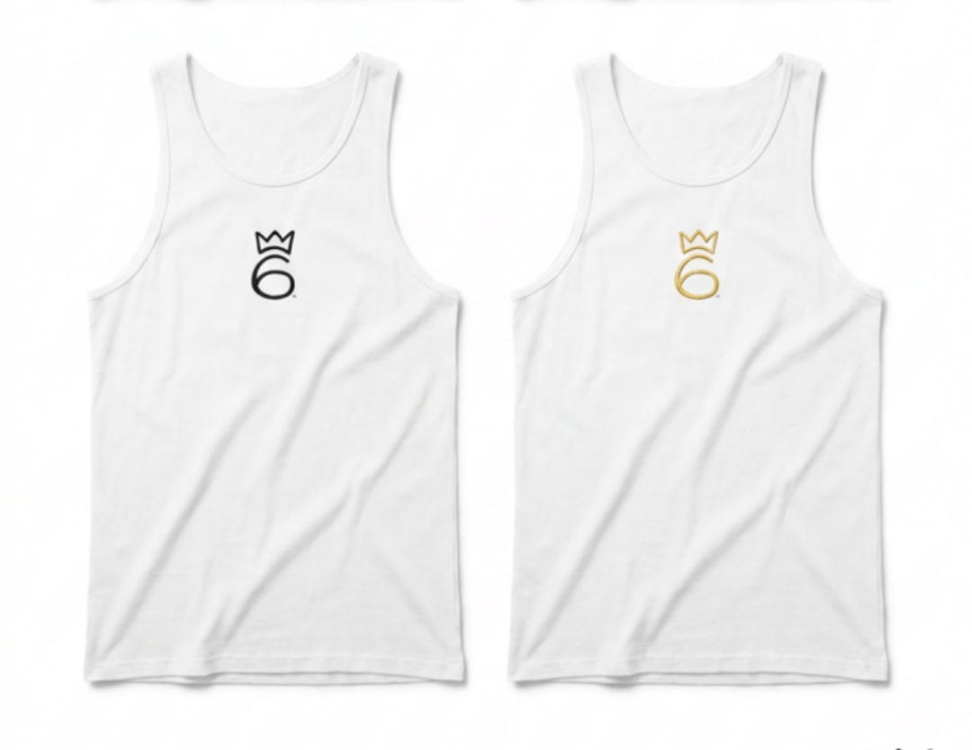 Classic 6Reigns Embroidered Tank Tops