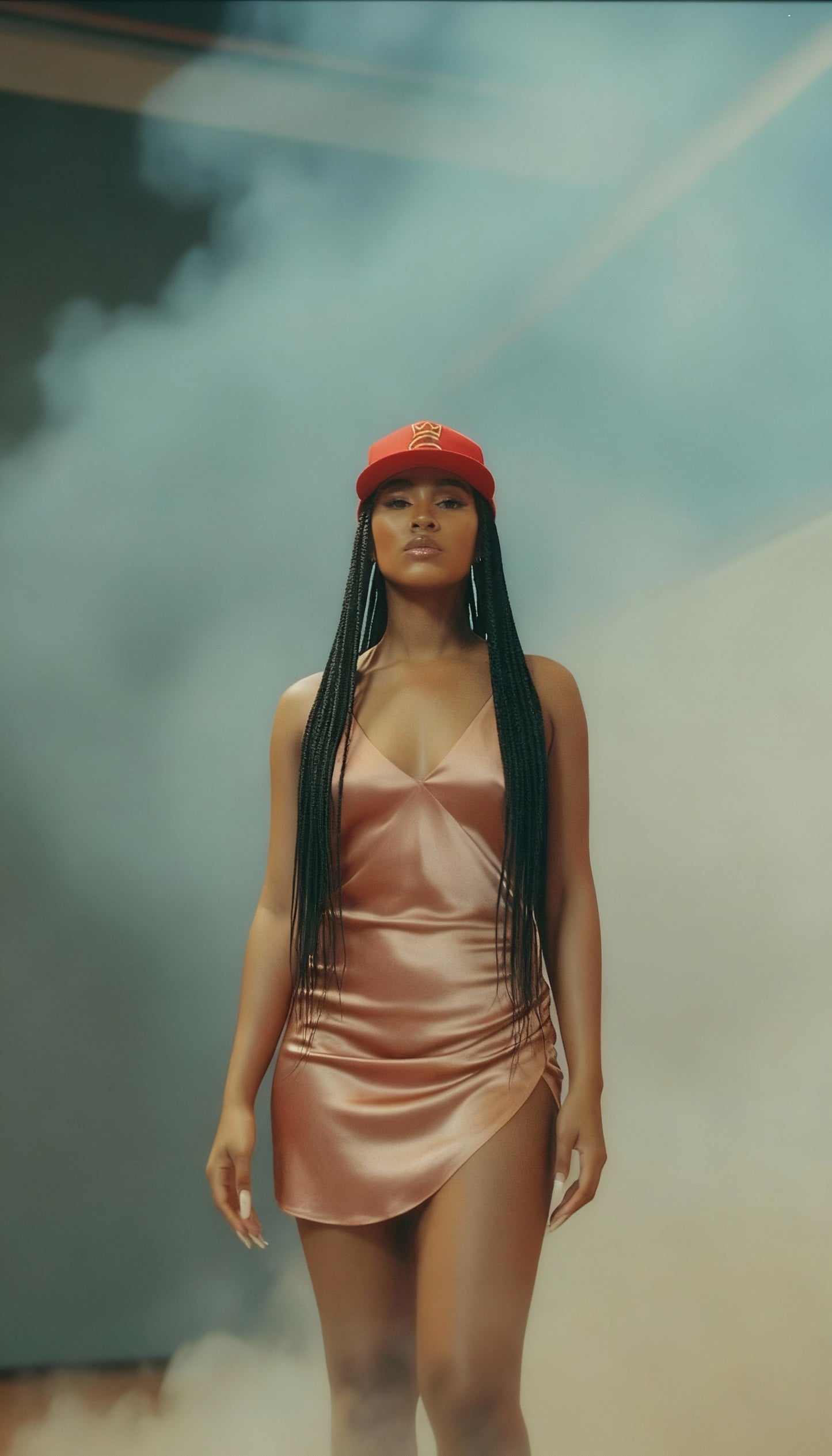 Premium Flat Bill Snapback - Classic Six Cap  –  Gold on Fire