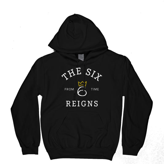 From time Logo HOODIE – White graphic on Black