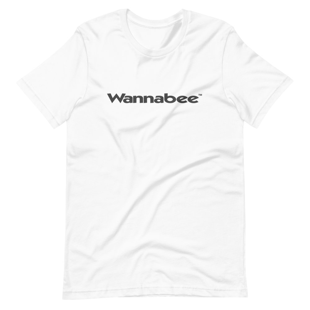T-Shirt Wannabee – Black Text on White